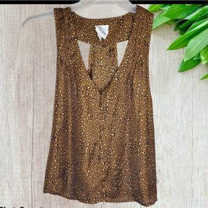 Cheetah Leopard Print Racerback Tank Top